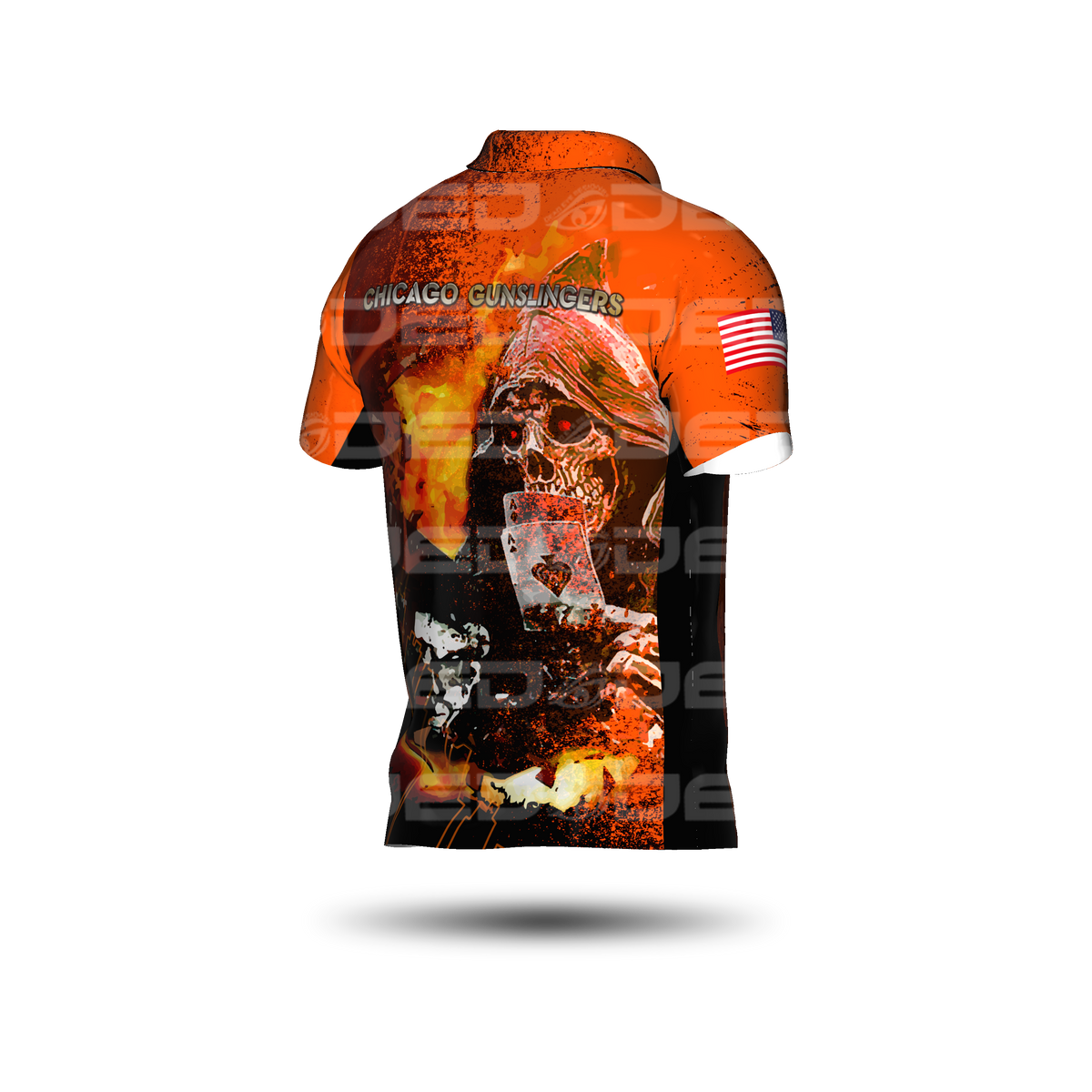 Chicago Gunslingers Orange Classic Jersey