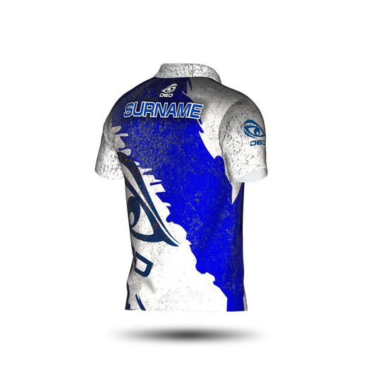 DED White Blue Eye Classic Jersey