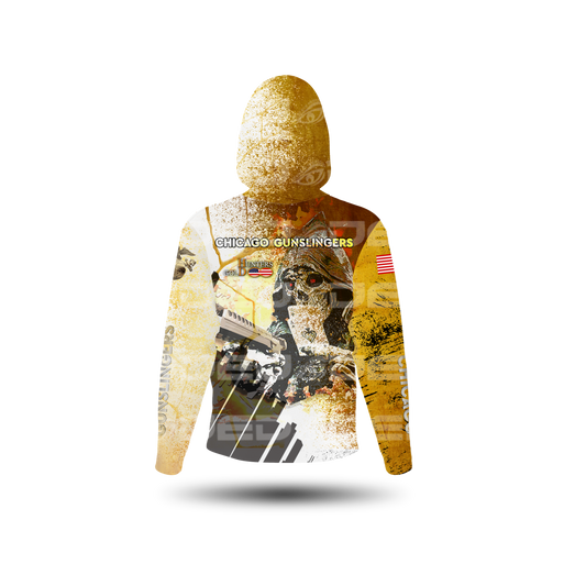 Chicago Gunslinger Gold/White Sun Shirt