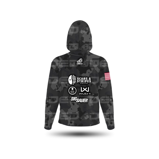 Scars & Stripes Coffee Hoodie V2