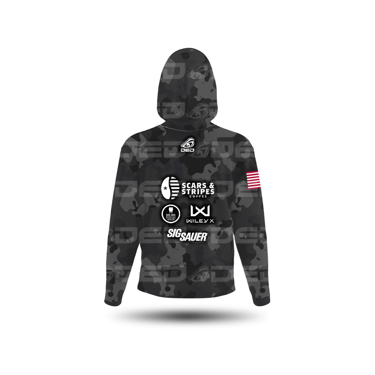 Scars & Stripes Coffee Hoodie V2