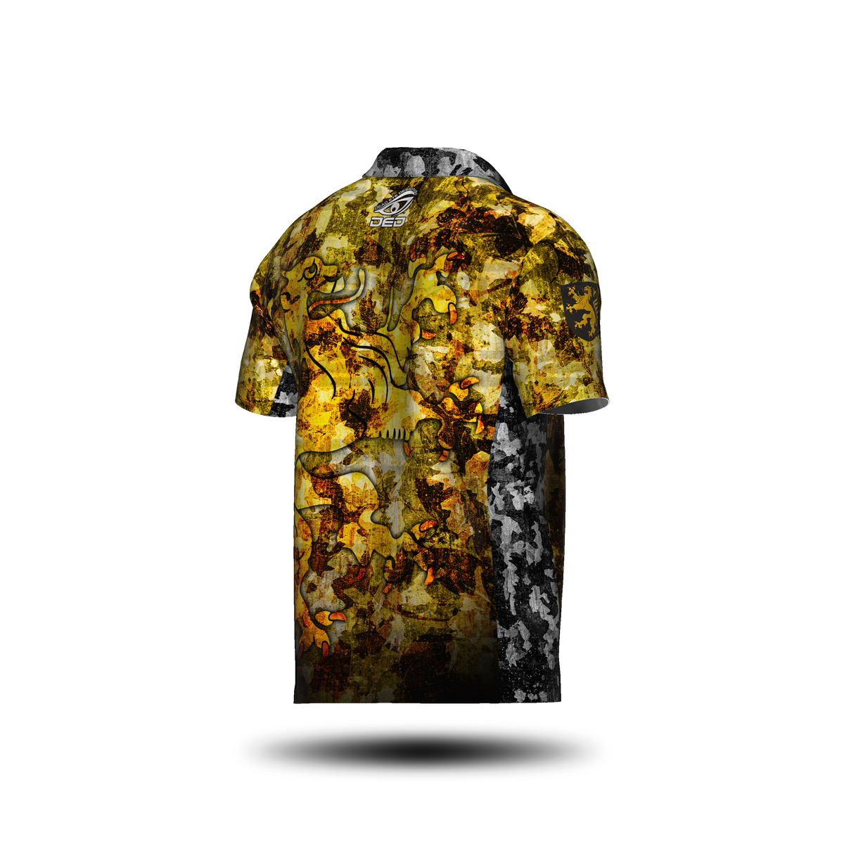 DED Lion Camo Gold Black Open Jersey