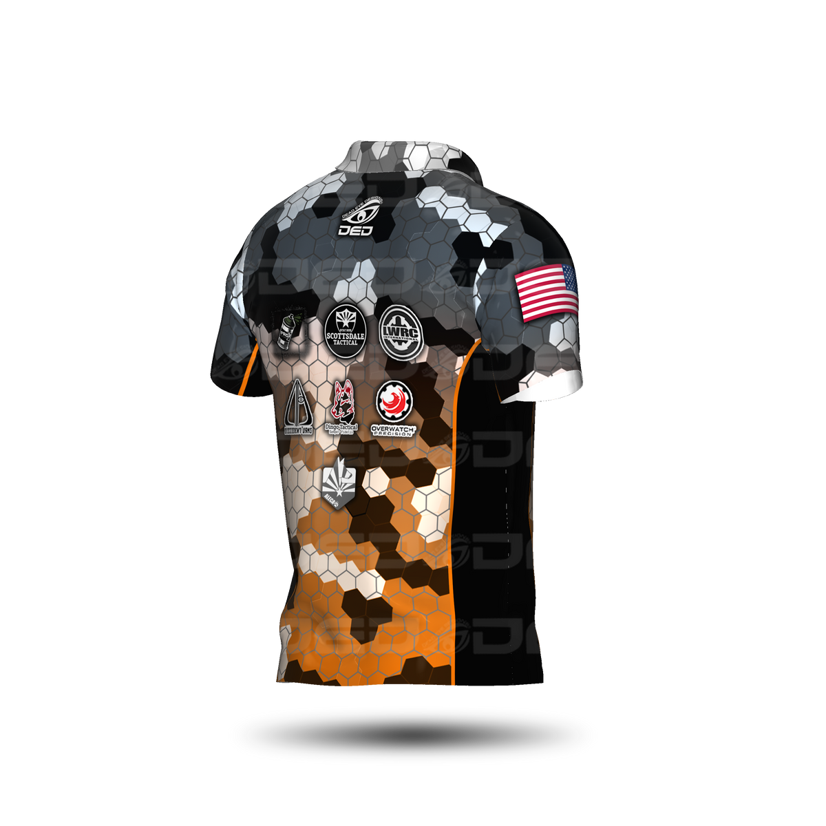 Scottsdale Tactical Honey Comb Orange Classic Jersey V2