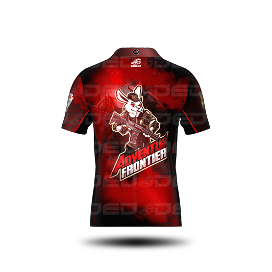 Adventure Frontier Red Open Jersey