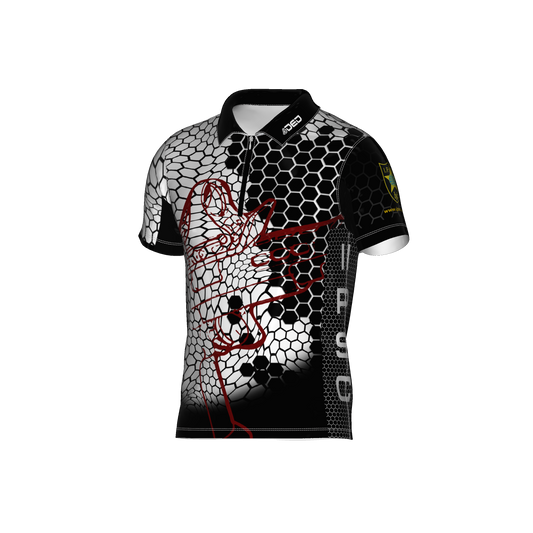 Eemann Tech Zeus Black and White Hex Open Jersey