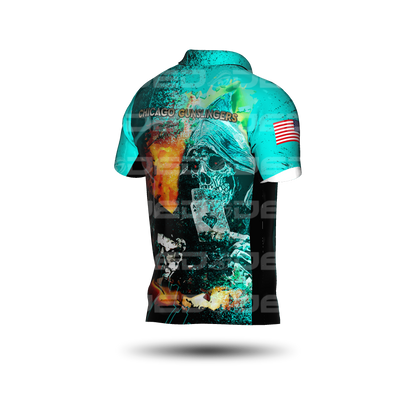 Chicago Gunslingers Teal Classic Jersey