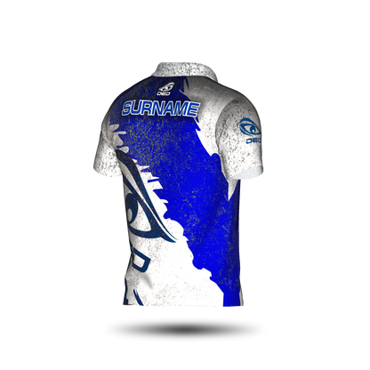 DED White Blue Eye Classic Jersey