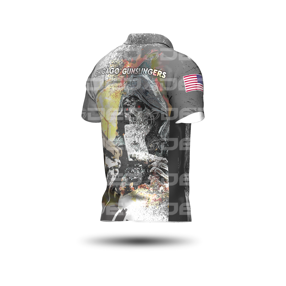 Chicago Gunslinger Grey Open Jersey