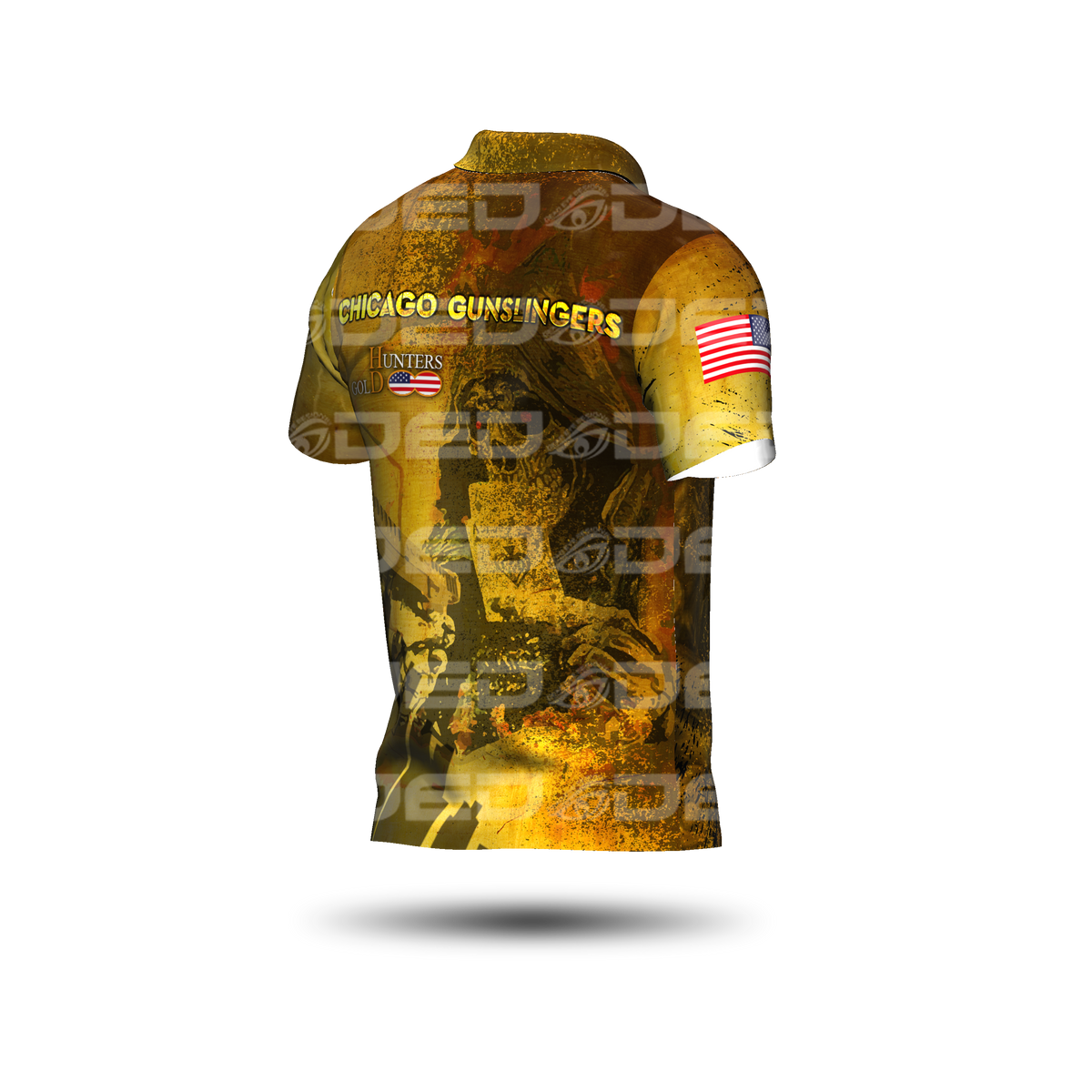 Chicago Gunslinger Gold/Black Classic Jersey