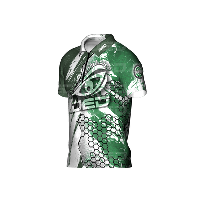 DED SHOT Show Green and White Jersey
