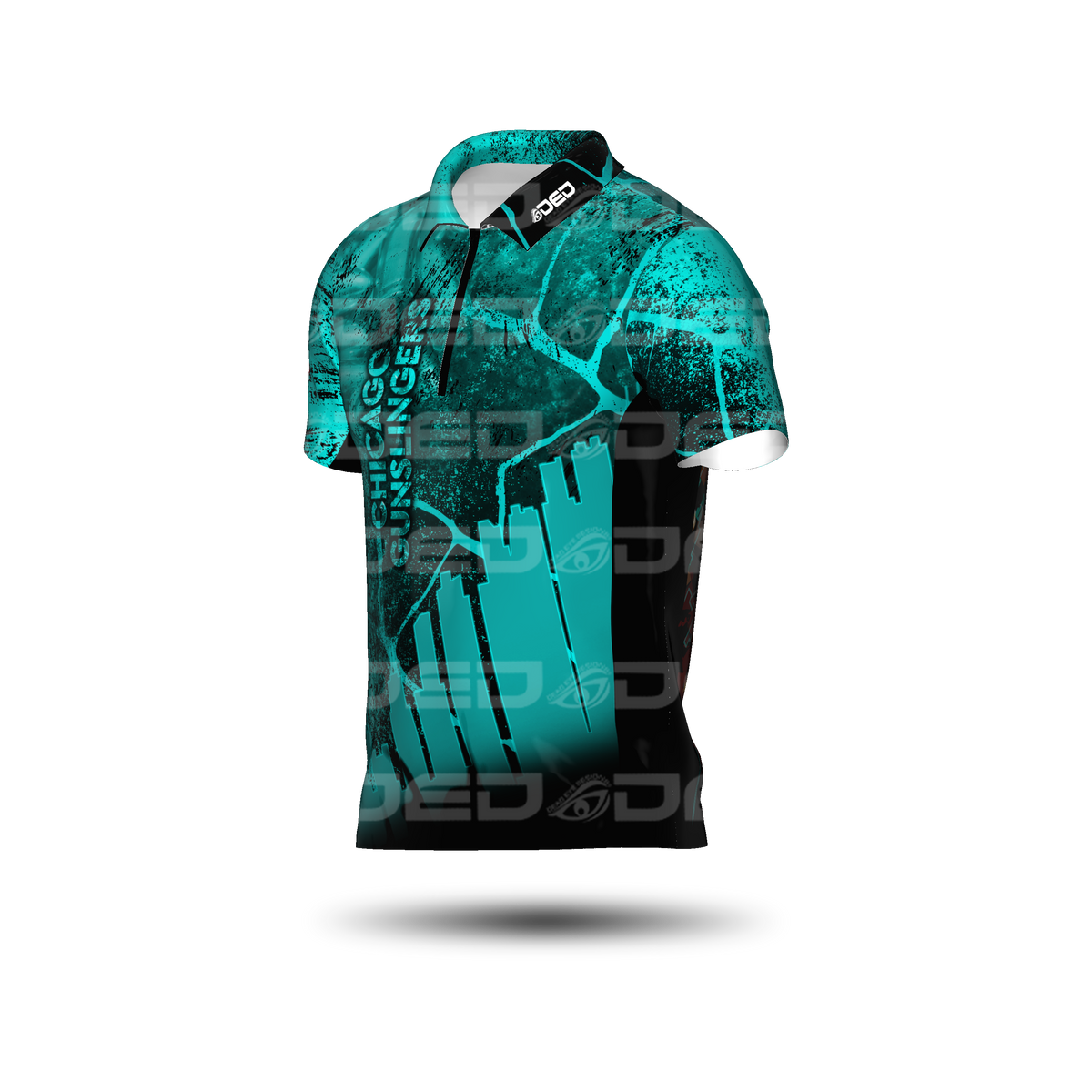 Chicago Gunslingers Teal Classic Jersey