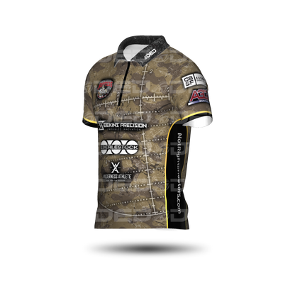 Not Right Shooters Collared Open Jersey