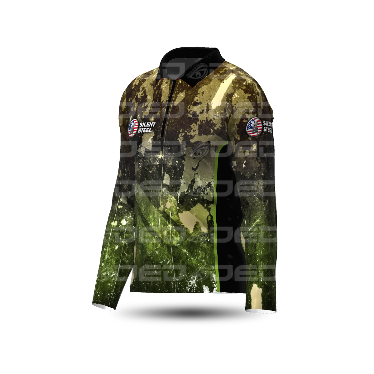 Silent Steel USA Olive Drab and Khaki Trim Classic Jersey
