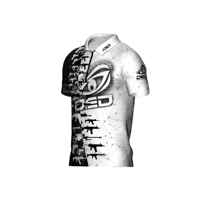 DED SHOT Show Black and White Jersey