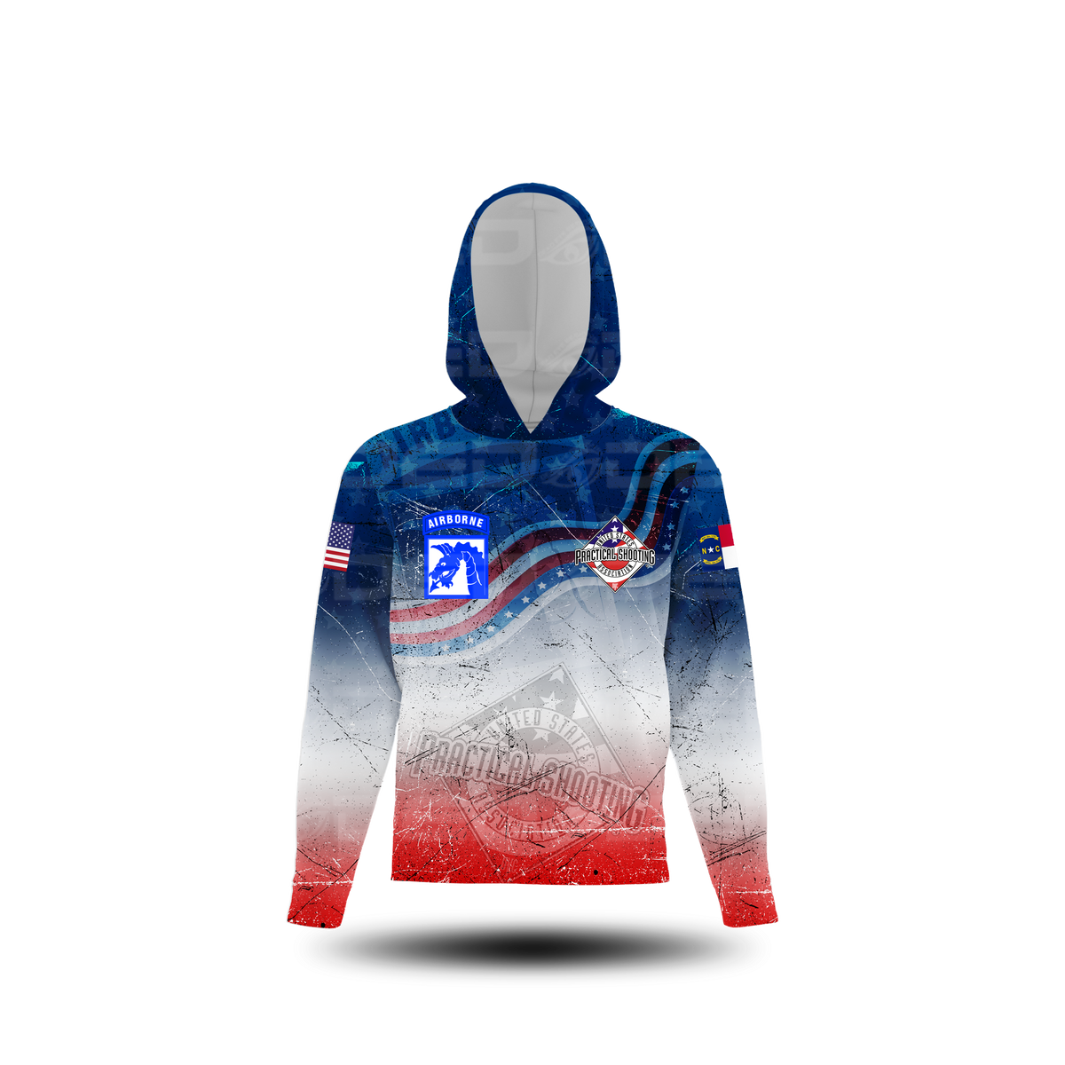 Lee Denney Airborne America Hoodie