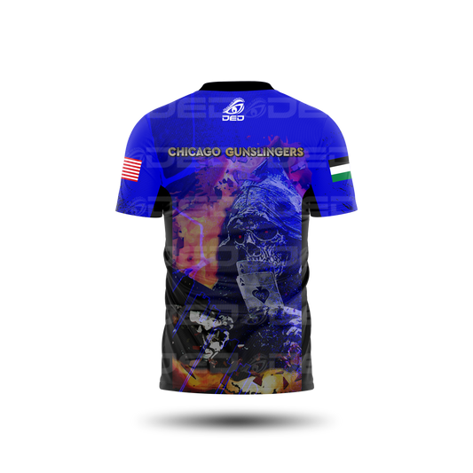 Chicago Gunslinger Blue Open Jersey V2