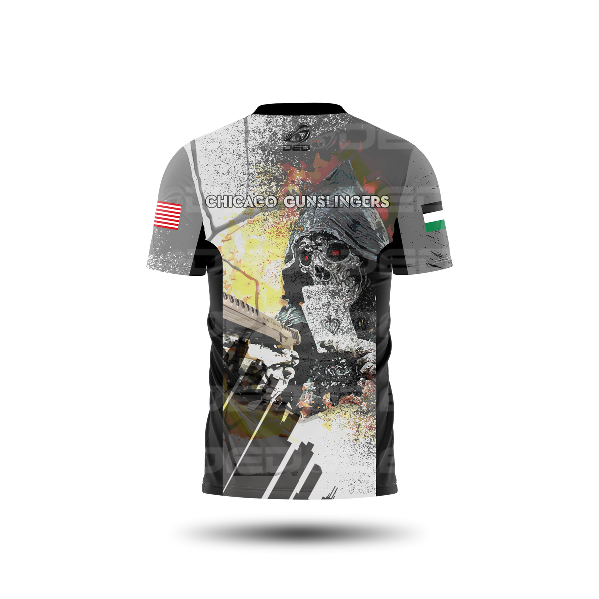 Chicago Gunslinger Grey Open Jersey