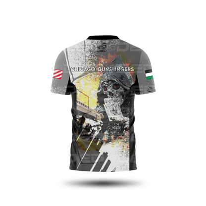 Chicago Gunslinger Grey Open Jersey