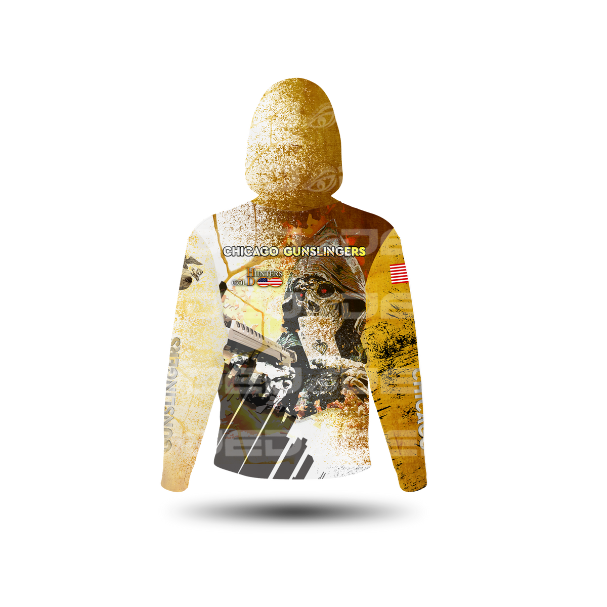 Chicago Gunslinger Gold/White Sun Shirt