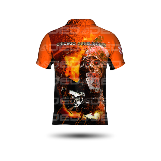 Chicago Gunslingers Orange Classic Jersey