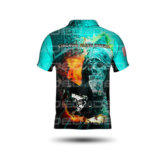 Chicago Gunslingers Teal Classic Jersey