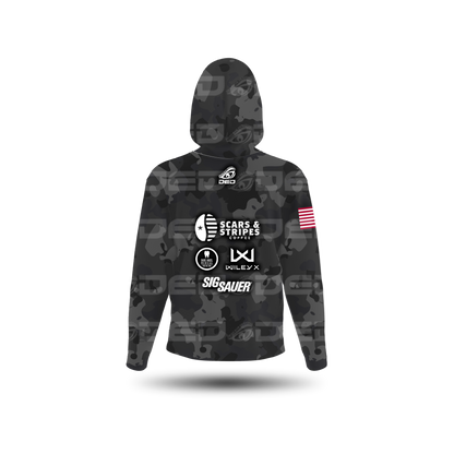 Scars & Stripes Coffee Hoodie V2