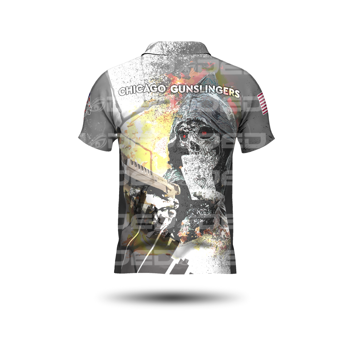 Chicago Gunslinger Grey Open Jersey
