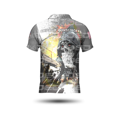 Chicago Gunslinger Grey Open Jersey