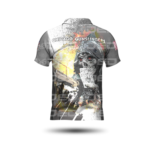 Chicago Gunslinger Grey Open Jersey