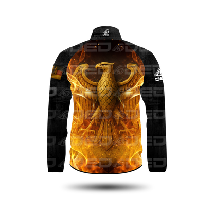 DED Eagle on Fire Windbreaker