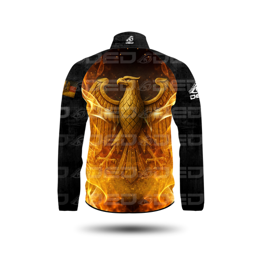 DED Eagle on Fire Windbreaker