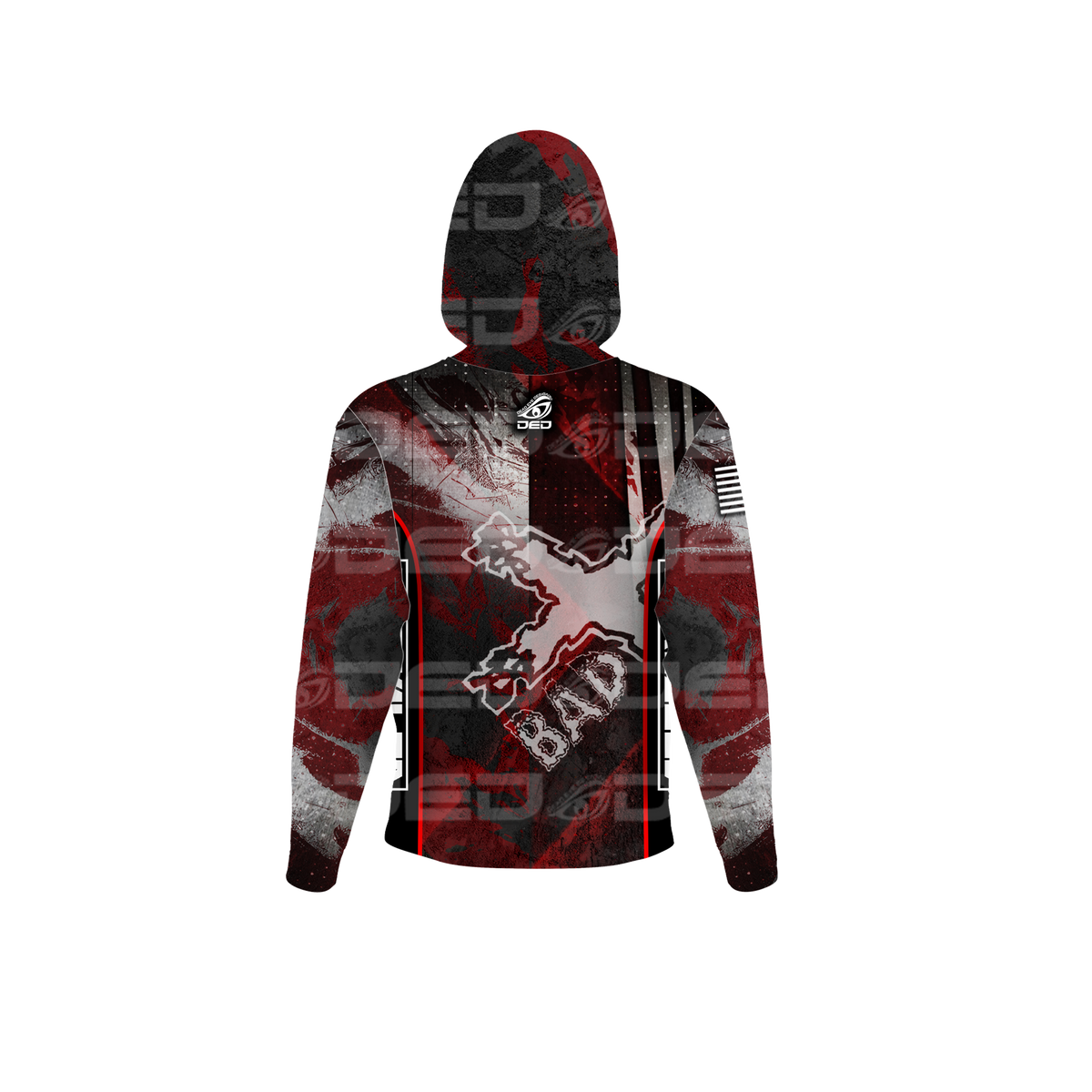 BadxMike Silver Hoodie