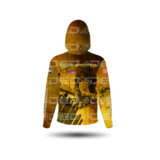 Chicago Gunslinger Gold/Black Sun Shirt