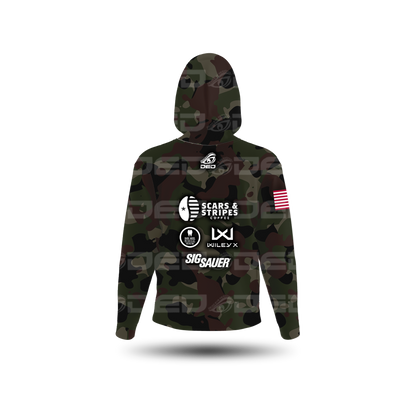 Scars & Stripes Coffee Hoodie V1