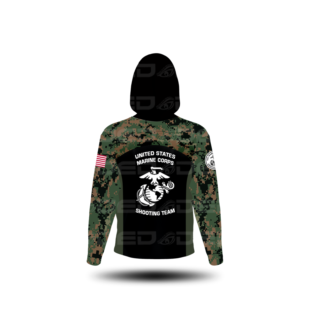 US Marine Corps Shooting Team Sun Shirt