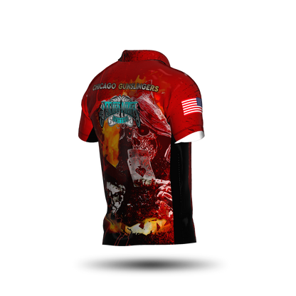 Chicago Gunslinger Red Open Jersey