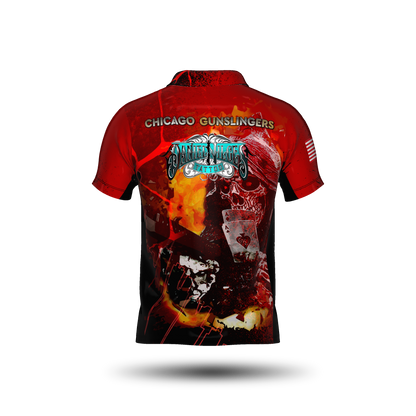 Chicago Gunslinger Red Open Jersey