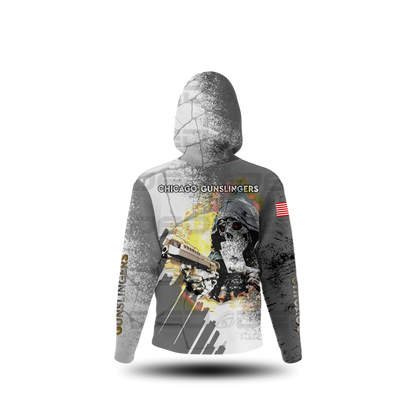 Chicago Gunslinger Grey/White Sun Shirt V1