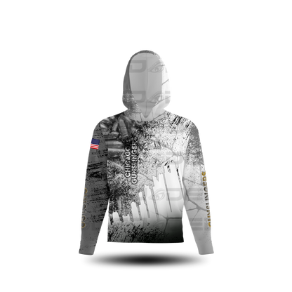 Chicago Gunslinger Grey/White Sun Shirt V1