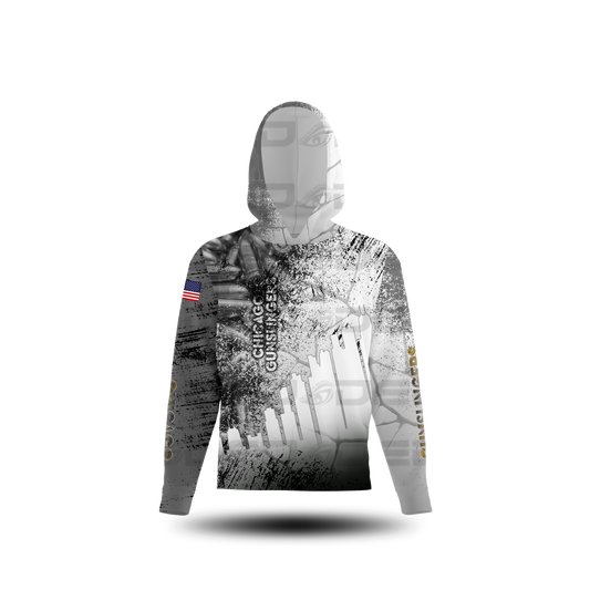 Chicago Gunslinger Grey/White Sun Shirt V1