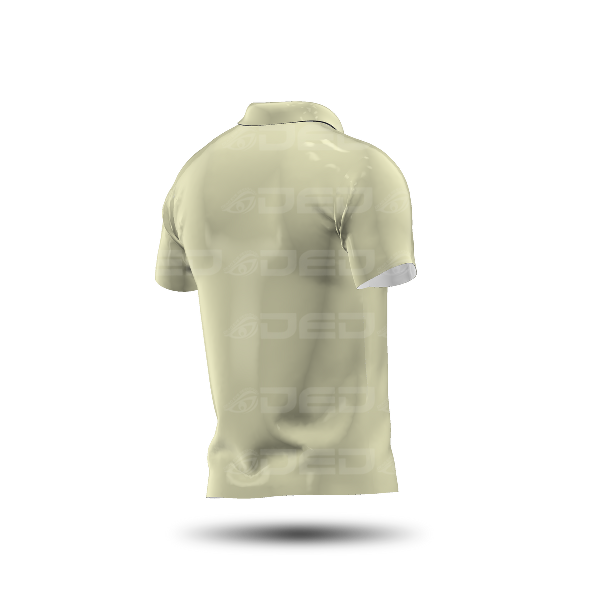 DED Plain Cotton Cream Classic Jersey