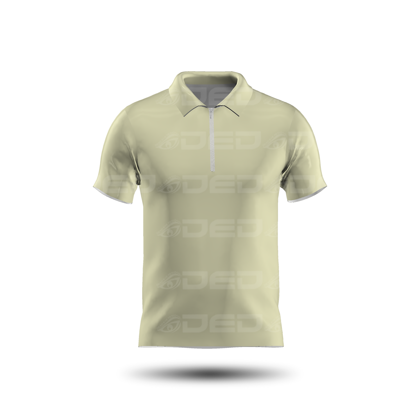 DED Plain Cotton Cream Classic Jersey