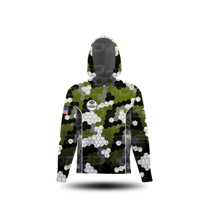Scottsdale Tactical Honey Comb Green/Black Hoodie