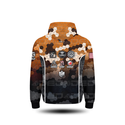 Scottsdale Tactical Honey Comb Orange/Black Hoodie
