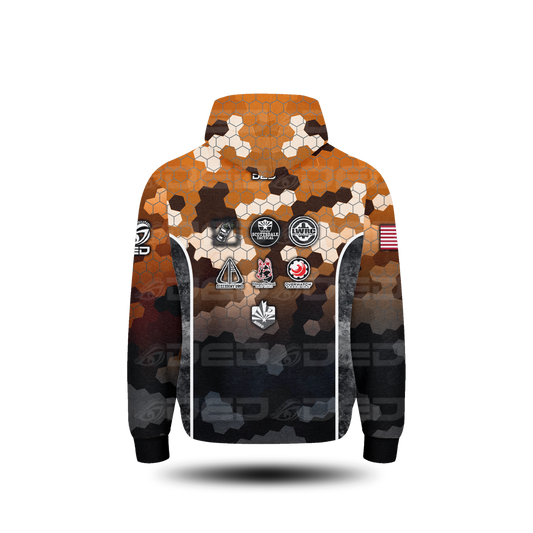 Scottsdale Tactical Honey Comb Orange/Black Hoodie