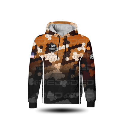 Scottsdale Tactical Honey Comb Orange/Black Hoodie