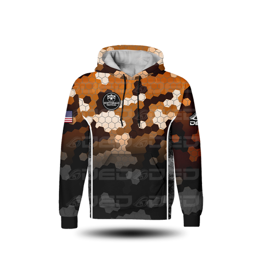 Scottsdale Tactical Honey Comb Orange/Black Hoodie