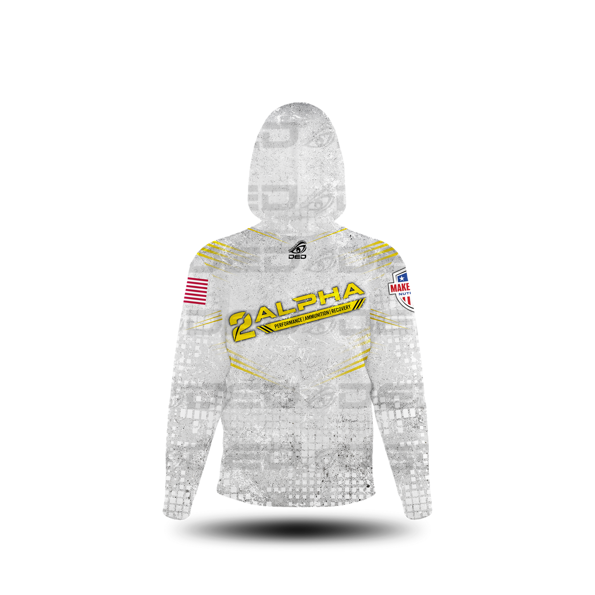 2Alpha Make Ready Nutrition White Sun Shirt