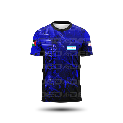 Chicago Gunslinger Blue Open Jersey V2