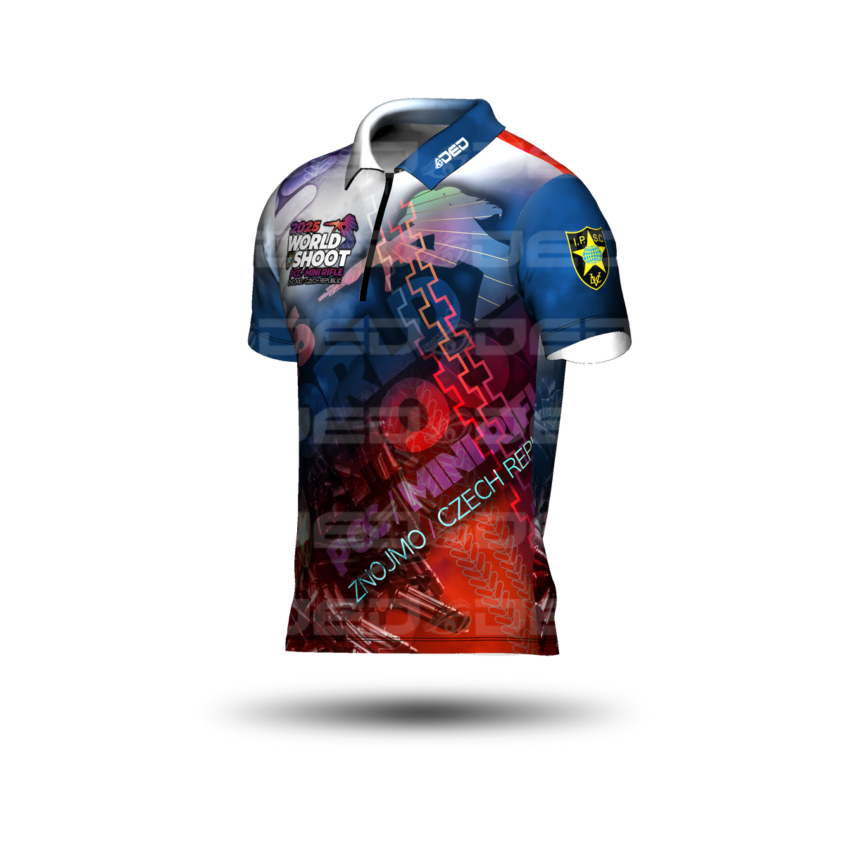 DED PCC World Shoot Mini Rifle Black Classic Jersey V3